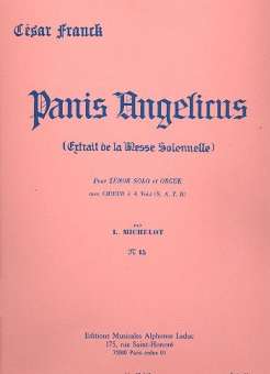 Panis Angelicus : pour ténor, choeur mixte