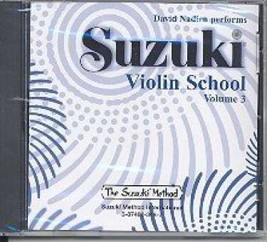 Suzuki Violin School vol.3 : CD