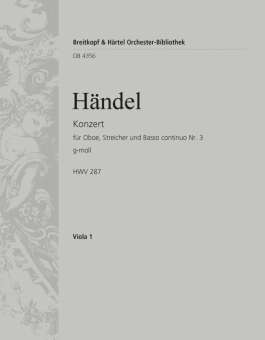 Konzert g-Moll Nr.3 HWV287 :