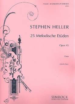 25 melodische Etüden op. 45 : für Klavier