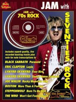 Jam with 70s rock (+ CD) : songbook for voice/guitar/tab
