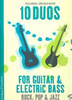 10 Duos (+CD) : für Gitarre und E-Bass