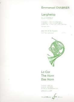 Larghetto : pour cor et piano
