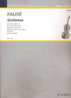 Sicilienne g-Moll op.78 : für Violine und Klavier