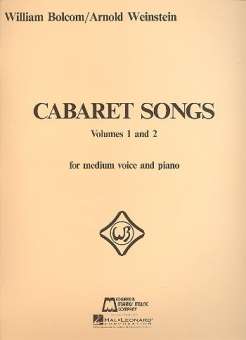 Cabaret Songs vols.1+2 : for