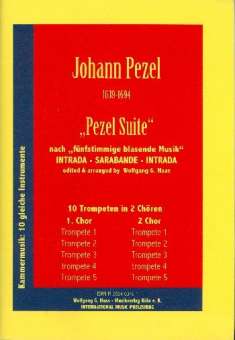Pezel Suite : für 10 Trompeten