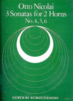 3 Sonatas : for 2 horns
