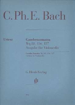 Sonaten für Viola da gamba und Bc :