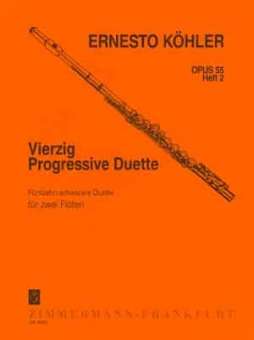 40 progressive Duette op.55 Band 2 :