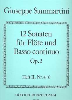 12 Sonaten op.2 Band 2 (Nr.4-6) :