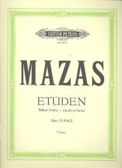 Etüden op.36 Band 2 : für Violine