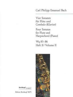4 Sonaten Band 2 (WQ85-86) : für