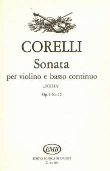 Sonata op.5,12 La Follia :