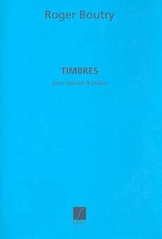 Timbres : pour basson et piano