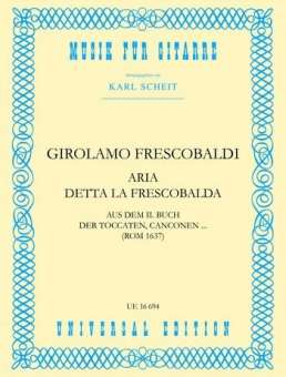 Aria detta la Frescobalda : für Gitarre
