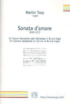 Sonata d'amore : für Sopransaxophon