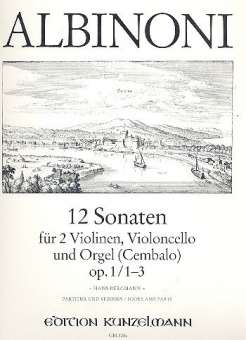 12 Sonaten op.1 Band 1 (Nr.1-3) :