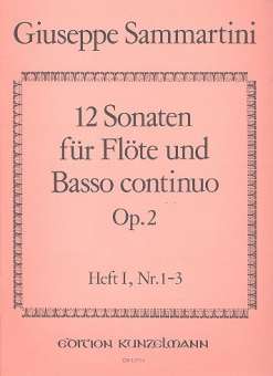 12 Sonaten op.2 Band 1 (Nr.1-3) :
