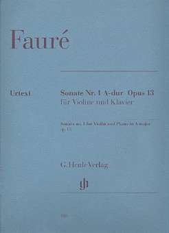 Sonate A-Dur Nr.1 op.13 : für Violine
