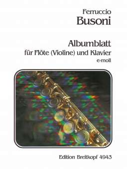 Albumblatt : für Flöte und Klavier