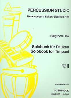 Solobuch Band 2 : für Pauken