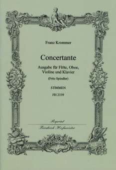Concertante : für Flöte, Oboe, Violine