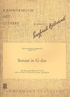Sonate G-Dur : für Oboe