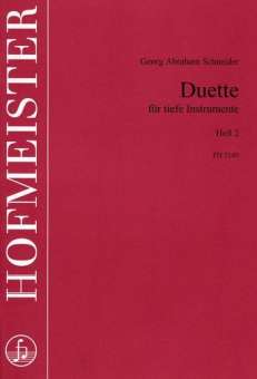 Duette Band 2 : für tiefe instrumente