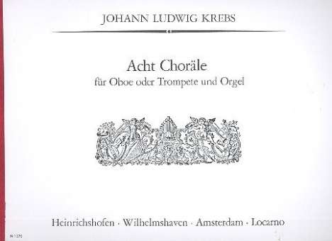 8 Choräle : für Oboe (Trp) und Orgel