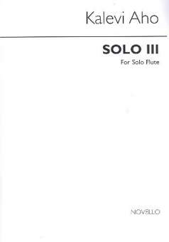Solo 3 : for flute