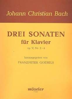 3 Sonaten op.5,2-4 : für Klavier