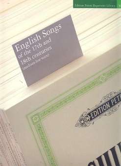 English Songs of the 17th and 18th Centuries :