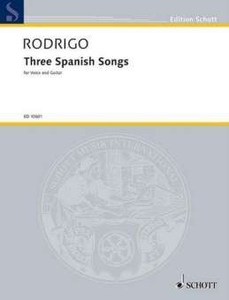 3 spanish Songs : for voice and