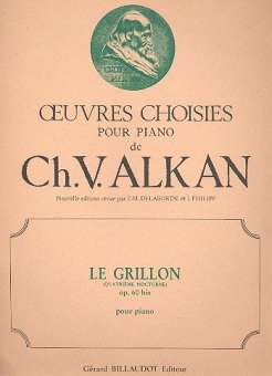 Le Grillon op.60 bis : pour piano