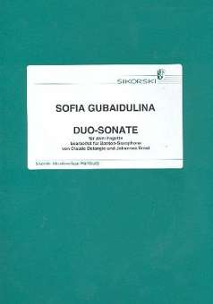 Duo-Sonate : für 2 Baritonsaxophone