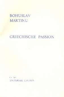 Griechische Passion : Libretto (dt)