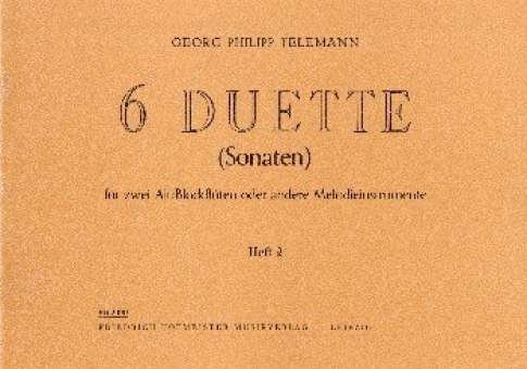 6 Duette Band 2 (Nr.4-6) :