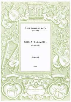 Sonate a-Moll : für Flöte solo