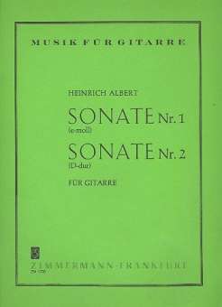 Sonate e-Moll Nr.1  und