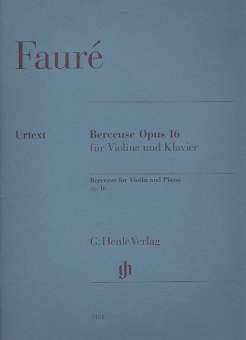 Berceuse op.16 : für Violine und Klavier