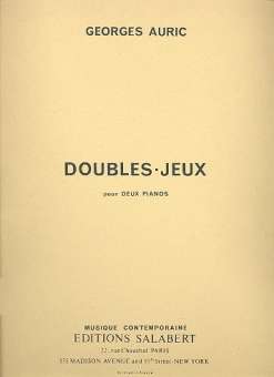 DOUBLES-JEUX 1 : POUR 2 PIANOS