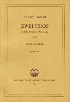 2 Trios op.71 : für Flöte, Violine und