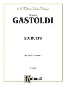 Gastoldi 6 Duets/Vln & Vla