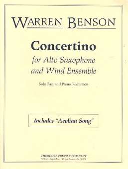 Concertino for alto saxophone and