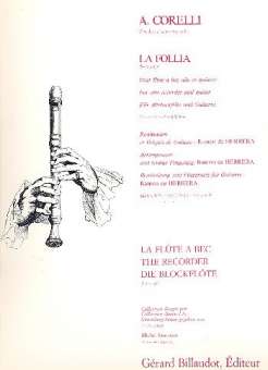 La Follia : pour flute a bec
