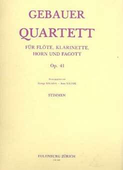 Quartett op.41 : für Flöte, Klarinette,