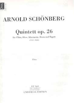 Quintett op.26 : für Flöte, Oboe,