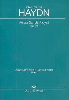Missa Sancti Aloysii MH257 :