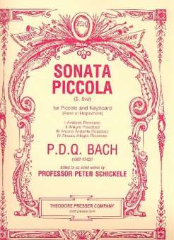 Sonata piccola : for piccolo and