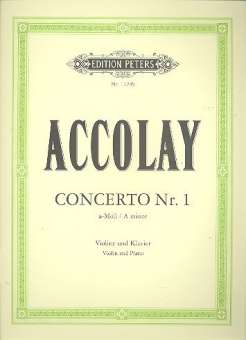 Konzert a-Moll Nr.1 : für Violine und Klavier